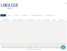 Tablet Screenshot of lancia-club.it